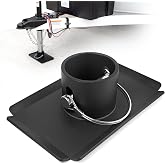 Removable Trailer Jack Foot Plate, 5000lbs Capacity with Pin Base for A-Frame Trailer Jack, Trailer Jack Block, Trailer Jack Stand, Trailer Tongue Jack Wheel, Boat Trailer Parts for RV Camper Trailers