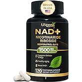 UNcena NAD Supplement 1500mg - Liposomal NAD+ Nicotinamide Riboside with Resveratrol, NAD Plus Boosting - Support Cellular Health, Stamina & Healthy Aging for Women & Men- 120 Capsules