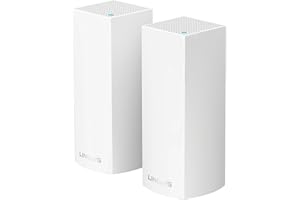 Linksys Velop Tri-Band AC4400 Whole Home WiFi Mesh System- 2-Pack (Coverage up to 4000 sq. ft) (Renewed)