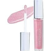 Love Light Lips Lip Gloss - Hydrating & Moisturizing Lip Makeup with Jojoba, Shea Butter, Vitamin E and Aloe. LED Light in the Wand and Mirror on the bottle, Cruelty-Free and Paraben Free (Bliss)