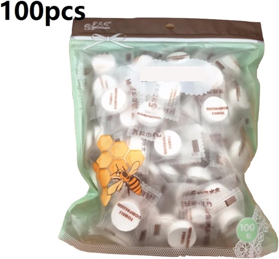 Huihuger Reusable Compressed Towels Tablets Compressed MagicTowel Napkin Tissue Poratble DisposableTissue Towel