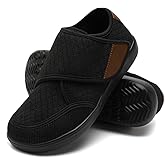 CDLHHM Diabetic Shoes for Women Adjustable Extra Wide Width Walking Edema Shoes for Swollen Feet Zero Drop Indoor Outdoor House Shoes Neuropathy Orthopedic Arthritis Comfort Sneakers
