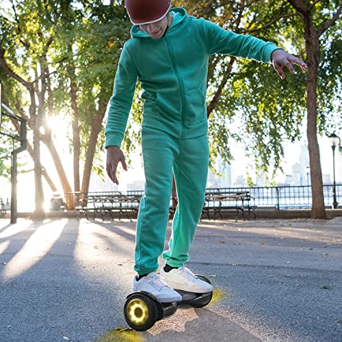 Jetson Zone Hoverboard - Off-Road All-Terrain Wheels, LED Lights, 7 Mph, 7 Mile Range - Black