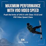 PNY 64GB X-PRO 90 UHS-II SD Card V90 U3 Class 10 300MB/s Read view 4