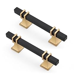 Lepatape 15 Pack 3 inch Black and Gold Cabinet