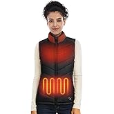 findway Heated Vest Women [New] with Rechargeable Battery, Lightweight & Consistant Warmth Puffer Heating Vest Quilted Jacket