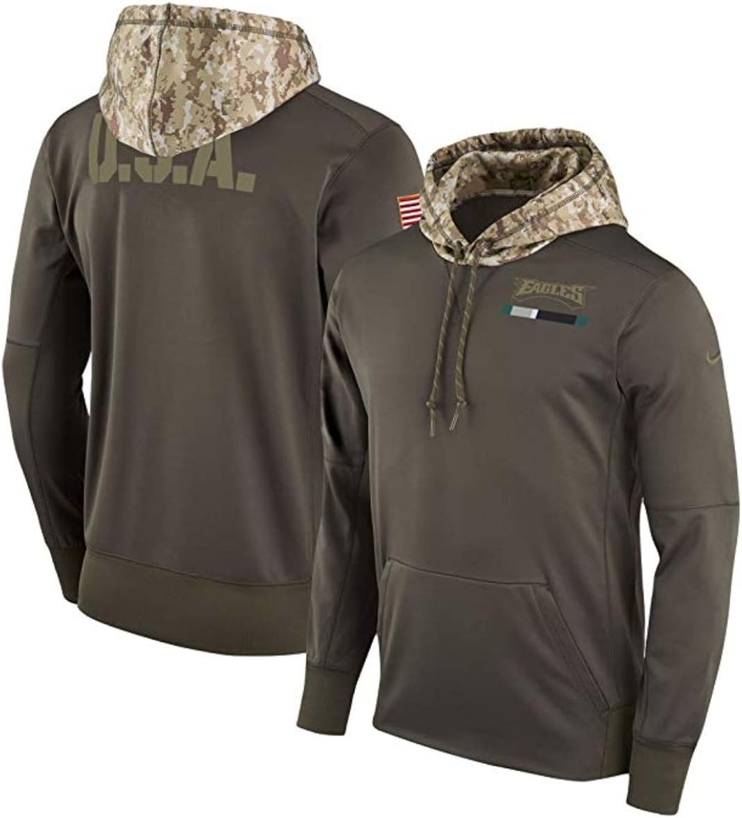 2017 salute to service eagles hoodie Clearance