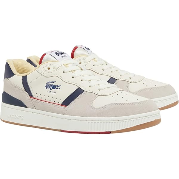 Amazon.com | Lacoste Mens Partner 70S Sneaker, WHT/DK GRN, 11.5