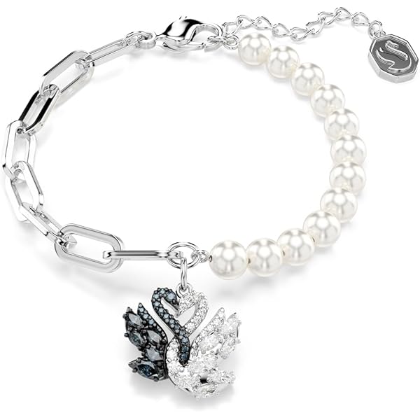 Amazon.com: Swarovski Stella bracelet, Crystal pearls, Star