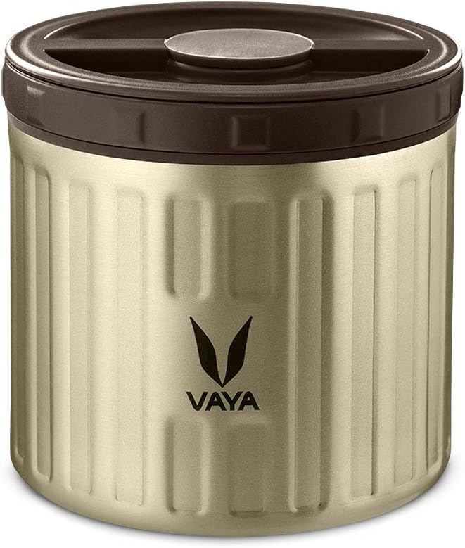 Vaya Preserve 300 ml Graphite - Vacuum Insulated Stainless Steel Meal Container, Meal Carrier, Junior Lunch Box, Soup Box, 1 x 300 ml, Color - Graphite