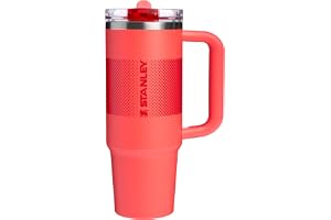 STANLEY Quencher ProTour Flipstraw Tumbler, 30 oz, Hot Coral Fade |…