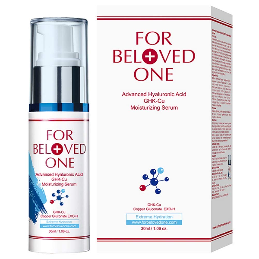 FOR BELOVED ONE Advanced Hyaluronic Acid GHK-Cu Moisturizing Serum For Improve Dry Skin, Provide Abu