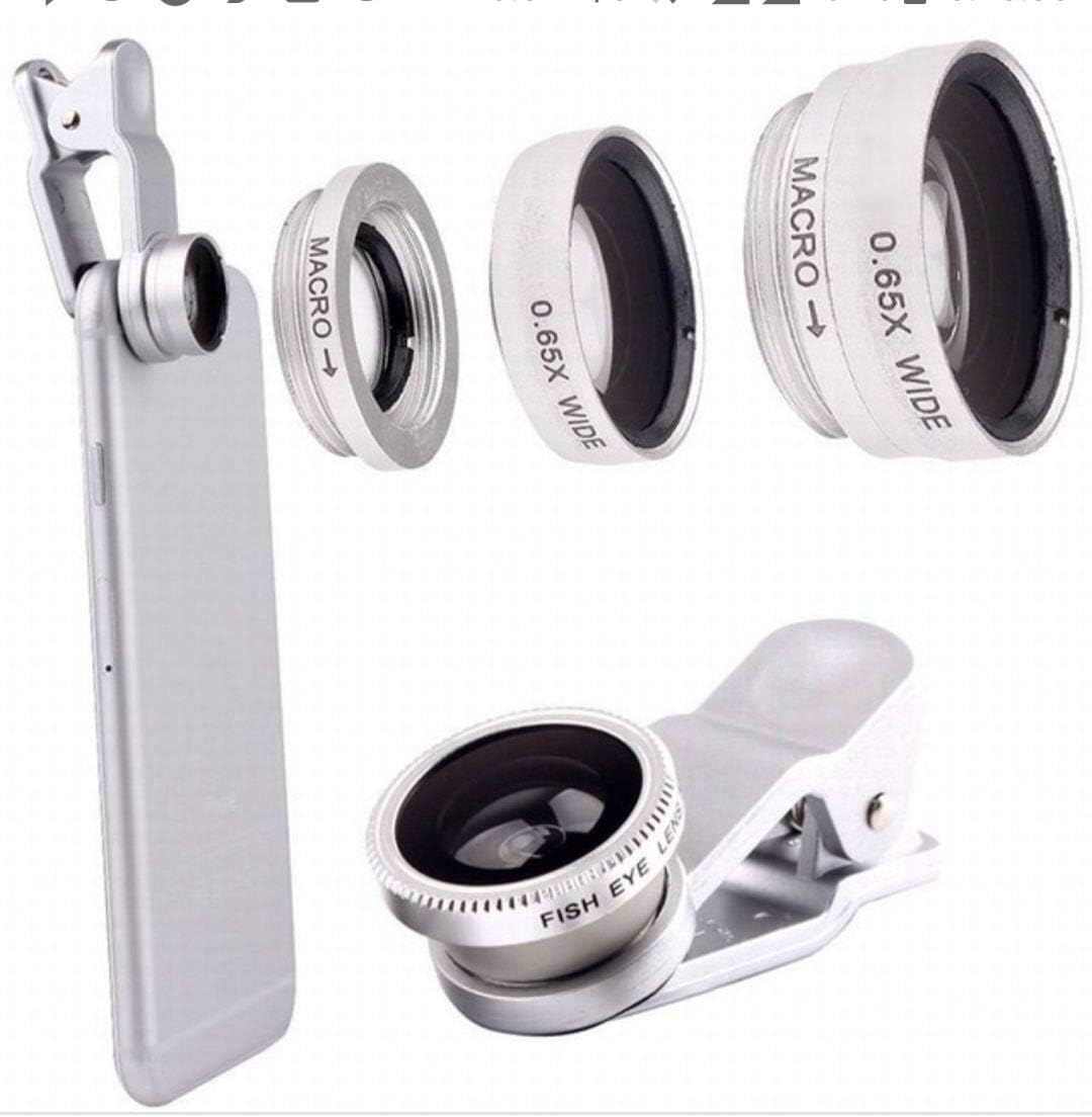 Myfizi Universal 3 in 1 Camera Lens Kit Clip-On 180 Degree Supreme Fisheye