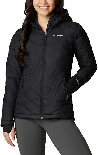 columbia heavenly hooded jacket dark plum