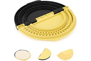 3-in-1 Tortilla Sealer, Detachable & Adjustable Tortilla Crimper Maker for 4in/6in/8in Crust for Burritos Pasties Dumplings S
