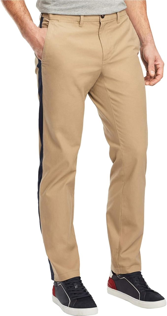 tommy hilfiger pants with stripe