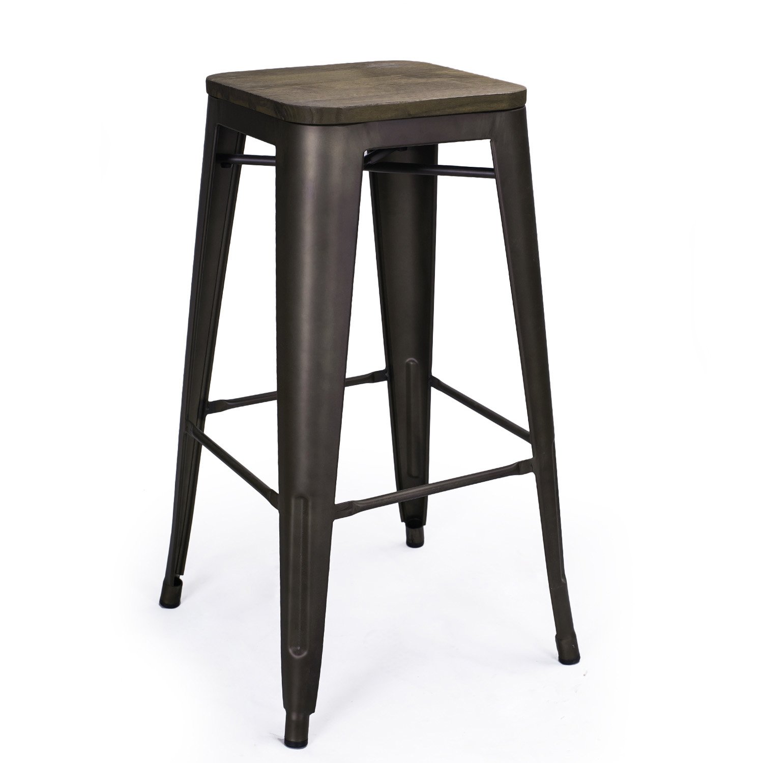 Adeco 30 Inch High Metal Bar Stools