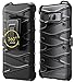 SGM Samsung Galaxy S8 Plus Case, Hybrid Dual Layer Armor Defender Protective Case Cover + Belt Clip Holster For S8 Plus [Drop Tested] (Gun Metal + Black)