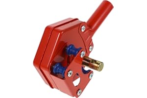 Levemolo Greenhouse Side Wall Film Roll up Hand Crank Winch for Ventilation with Heavy Duty Manual Film
