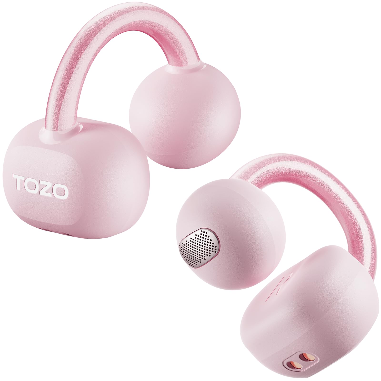 TOZO OpenEarRing Open Ear Earbuds 40H Bluetooth 5.4 Lightweight Comfort