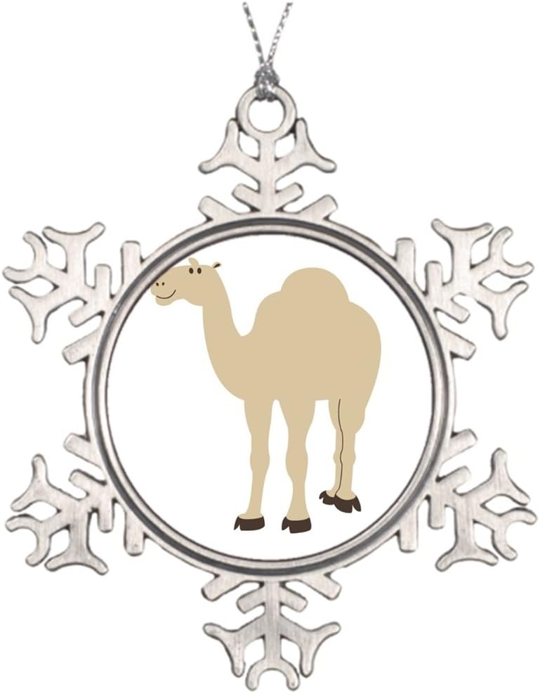 Travel Along Best Friend Snowflake Ornaments Camel Make Christmas Tree Decorations