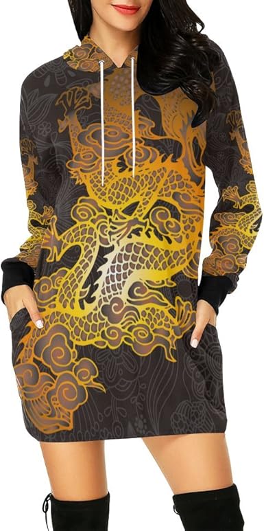 hooded sweatshirt dress amazon