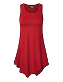 MBJ WT671 Womens Summer Sleeveless Irregular