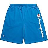 Champion Big and Tall Shorts for Men – Side Script Jersey Athletic Gym Shorts