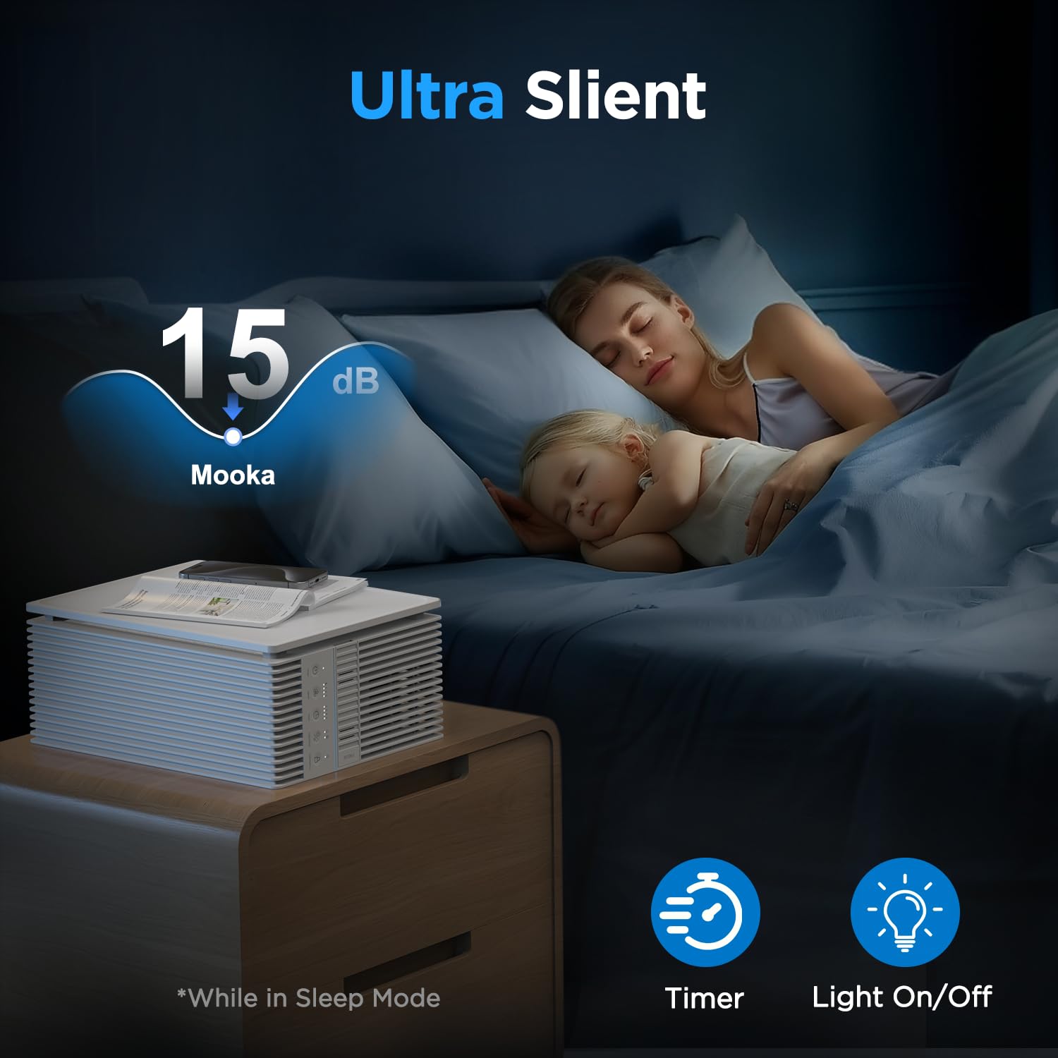 Air Purifiers for Home Large Room Up to 1300 Ft², MOOKA HEPA Air Purifier for Home Pets with Washable Pre-Filter, Fragrance, Air Cleaner for Pet Hair Odor in Bedroom, Dorm Room, Office, White