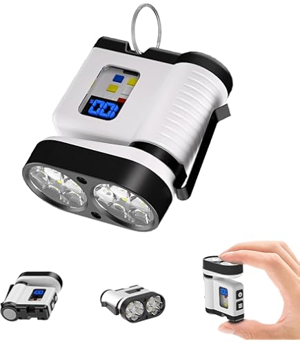 Lampe De Poche EDC G5 Rechargeable – 400 Lumens, Aimantée, Rotation 180°, Double Lumière, étanche IPX6, Pour Clés Ou Poche