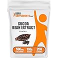 BulkSupplements.com Cocoa Bean Extract Powder - Cocoa Supplement, Unsweetened Cocoa Powder - Gluten Free & Sugar Free, 500mg per Serving, 100g (3.5 oz) (Pack of 1)
