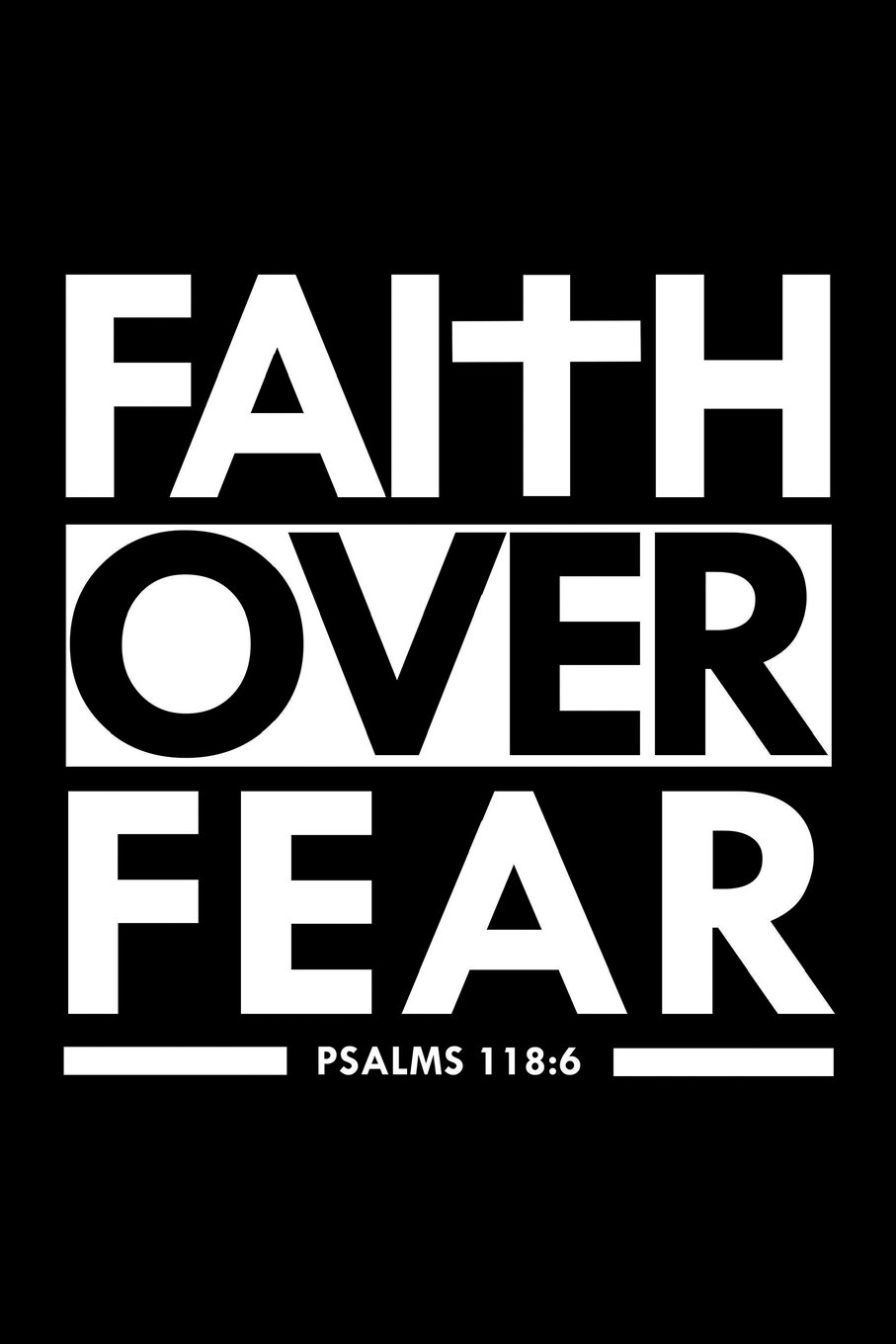 Faith Over Fear Bible Verse Faith Over Fear Psalm 118:6: Bible Verse Quote Composition Notebook  (Christian Journal) (6 X 9, 120 Lined Pages) : Books, Sacred Originals:  Amazon.co.uk: Stationery & Office Supplies