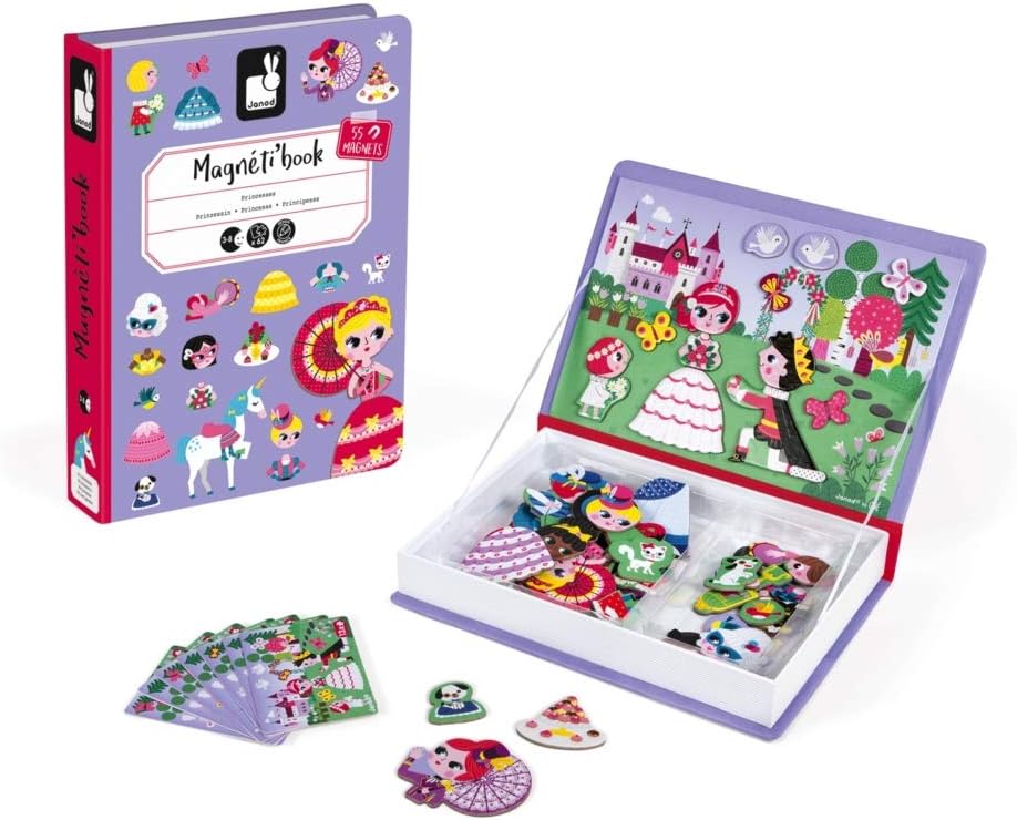 Janod J02725 Magnéti'book princesses, 55 Amazon.fr Jeux