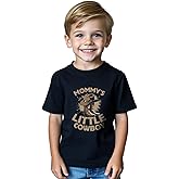 Homie Weekend Cowboy Shirt Toddler Boys Western Shirts Baby Boy Clothes Summer Graphic Tee Short Sleeve Cotton T-Shirt 2-8T