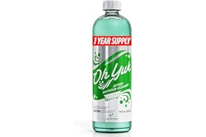 Oh Yuk Jetted Tub Cleaner for Jacuzzis, Bathtubs, Whirlpools, The Most Effective Jetted Tub Cleaner, Septic Safe, 4 Cleanings per Bottle - 16 Ounces