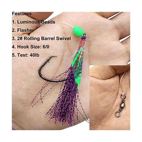 Shaddock-Fishing-30-Pack-Sabiki-Fishing-Rigs-Fishing-Flasher-Lures-Baits-Hooks-with-Luminous-BeadsFish-SkinBarrel-Swivel