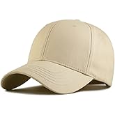 Oversize XXL Baseball Cap Cotton Big Head Hats Solid Color Large Head Hats Plus Size Hat Adjustable 23"-25.5"