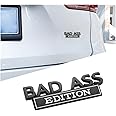 Car Bad Ass Edition Emblem, 3D Fender Badge Decal Car Sticker with 3M Adhesive, Auto Accessories for Tailgate Front Grille Hood Trunk, Car Replacement Compatible with Motorcycle SUV Truck