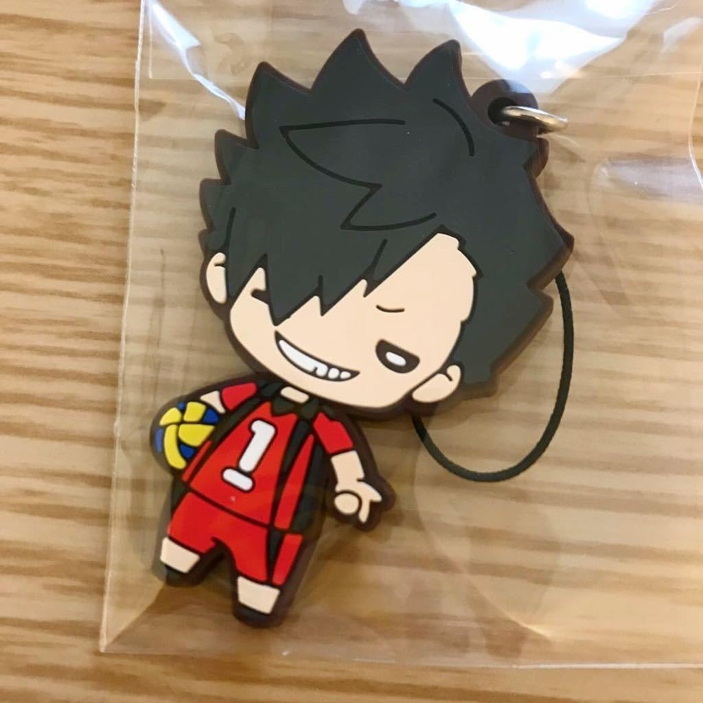 Amazon にとたん 音駒高校 ラバーマスコット ラバーストラップ ラバスト ハイキュー 黒尾鉄朗 グッズ チャーム アニメ 萌えグッズ 通販
