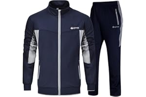 YSENTO Men's Tracksuits Outfits Set 2 Piece Jogging Suits Warm Up Sweatsuits Sweat Track Suits Sets