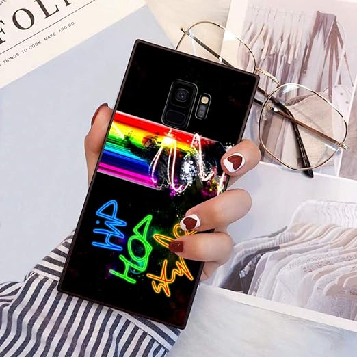 Amazon Co Jp Samsung Galaxy S9 スクエア ヒップホップ 壁紙ケース ソフト Tpu バンパー 保護 耐衝撃 スリム スクエア ケース Samsung Galaxy S9用 家電 カメラ