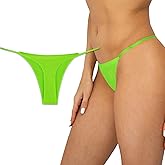tighsjun Women's Thong Sexy Panties Low-waisted bikini Seamless Invisibility Underwear