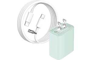 ENYNEO iPhone 15 Charger, iPad Pro Fast Charger with 6.6ft USB C Cable, 20W USB C Charger for iPhone 15/15 Pro/Pro Max/Plus, iPad Pro 12.9/11 inch, iPad Air 5th/4th Gen 10.9 inch, iPad 10th Gen/Mini 6- Green