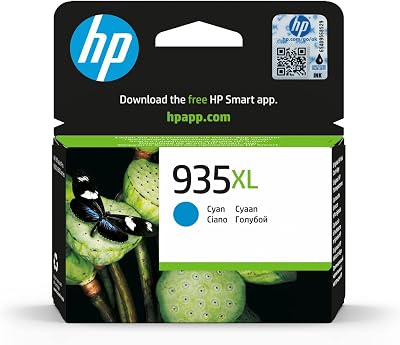 HP 935XL Cyan High Yield Original Ink Cartridge C2P24AE Single Pack 825 Pages