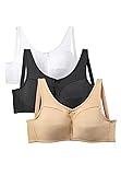 Comfort Choice Women's Plus Size 3-Pack Cotton