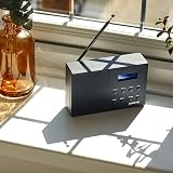 Groov-e Paris DAB FM Digital Radio with Alarm Bluetooth 20 Presets Black view 5