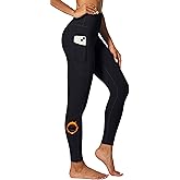 IUGA Fleece Lined Leggings Women Thermal Leggings for Women Winter Warm Tights High Waisted Hiking Yoga Pants with Pockets