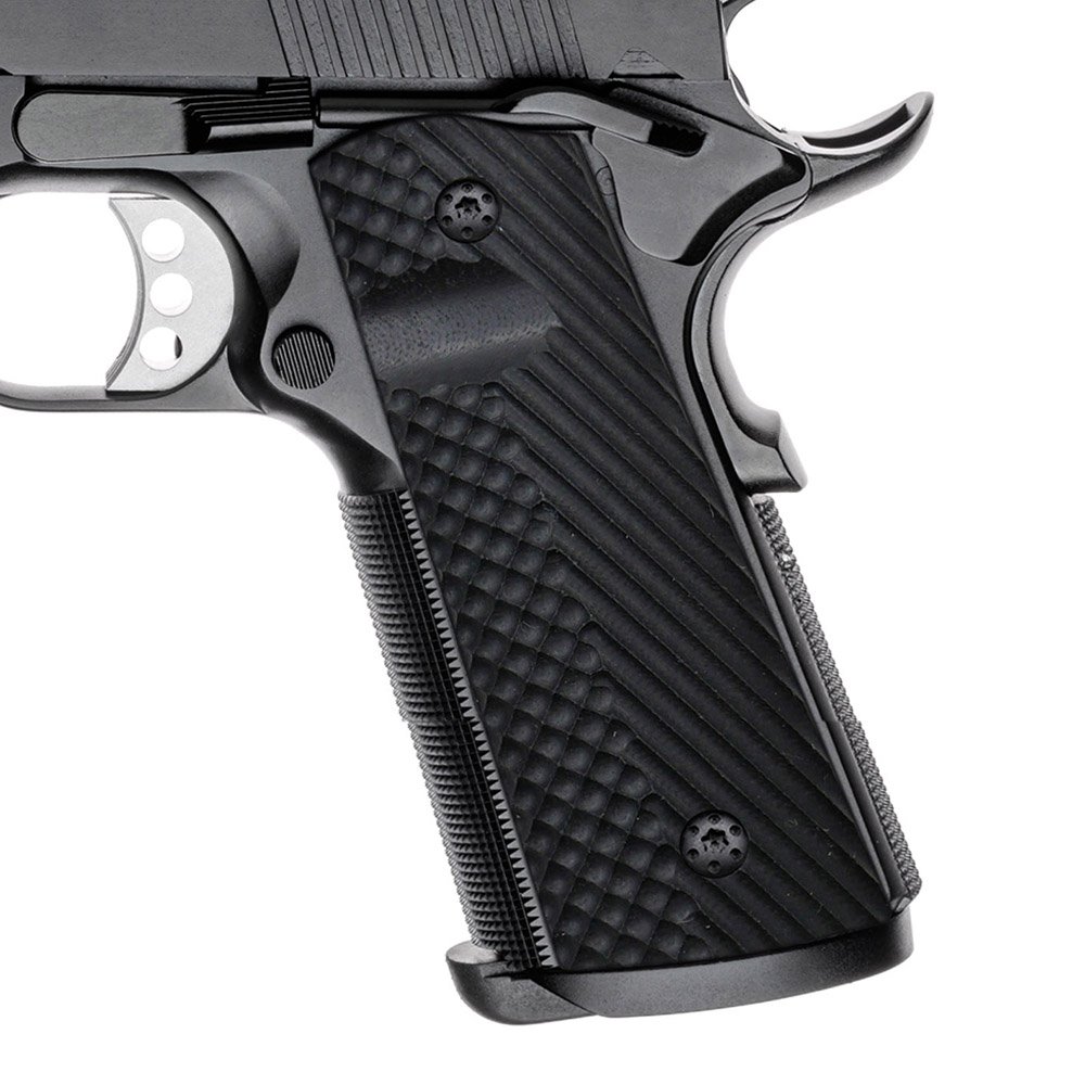 Photo 1 of 1911 Full Size G10 Grips, Magwell Cut, Ambi Safety Cut, OPS Texture, Cool Hand Brand, Black