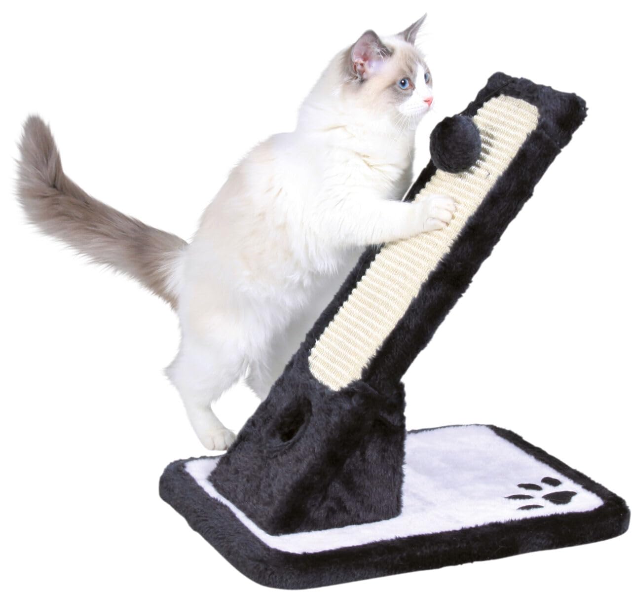 Trixie Scratching Board for Cat, 30 x 42 x 40 cm, Black/Cream