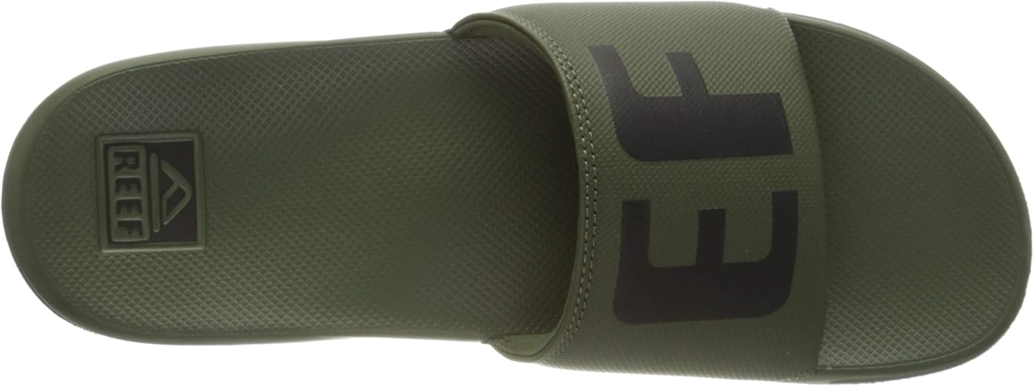 REEF Men's Flip Flop Slide Sandal, Black: Shoes
